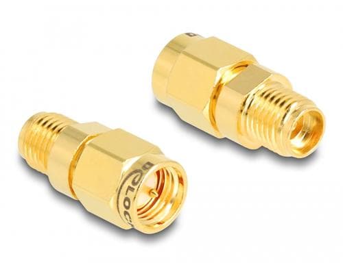 Delock Adapter SMA zu SMA Stecker zu Buchse C6801