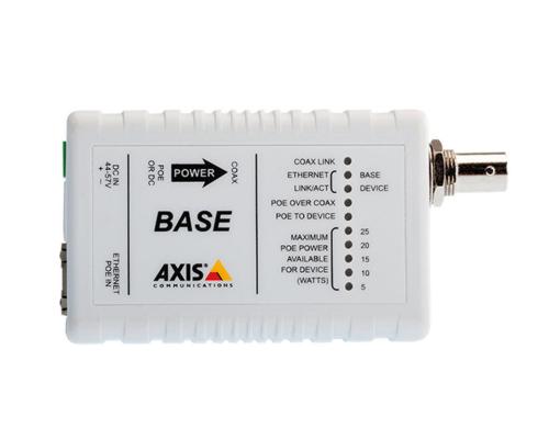 AXIS T8641 PoE+ über Coax, Basis Indoor, Einzelgerät, Basiseinheit