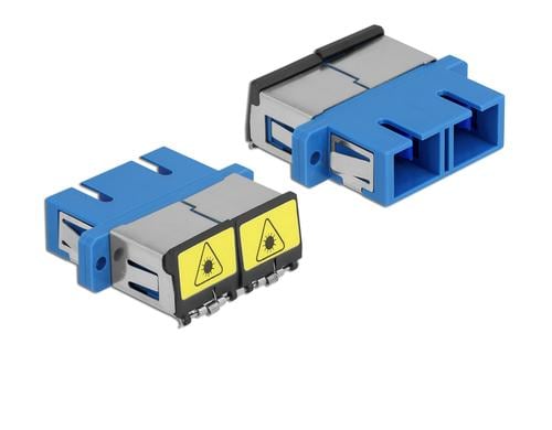 Delock LWL Kupplung SC-SC, Duplex Singlemode, plastik, blau