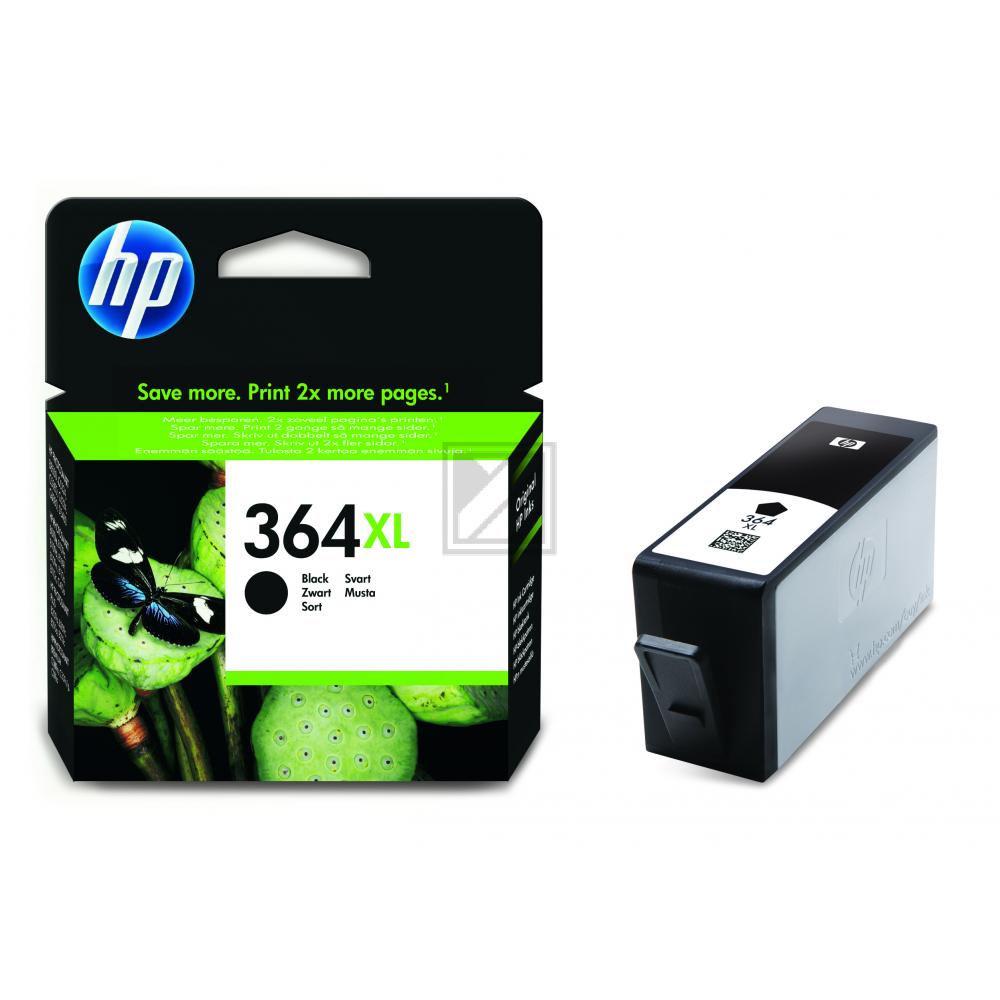 HP Tinte Nr. 364XL - Black (CN684EE) 18ml, Seitenkapazität ~ 550 Seiten