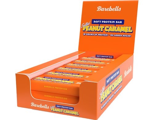 Barebells Soft Bar Peanut Caramel Box mit 12 Riegeln