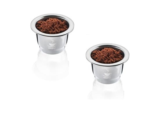 GEFU Kaffeekapseln CONSCIO, 2 Stück für gängie Nespresso-Maschinen