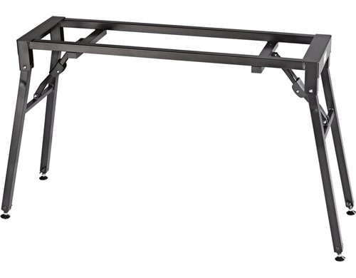 K&M 18953 Stagepiano-Klapptisch höhenverstellbar, schwarz