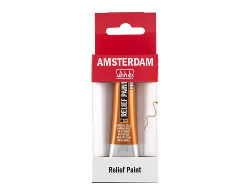Amsterdam Acrylfarbe Reliefpaint 20ml, Farbe Antikgold