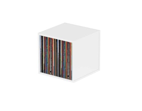 Glorious Record Box 110 Holz Weiss für 110 LPs